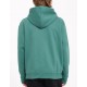 Sweat à Capuche Zippé Volcom Single Stone Sea Green