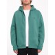 Sweat à Capuche Zippé Volcom Single Stone Sea Green