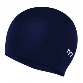 TYR Navy Latex Swimming Beanie