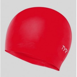 Bonnet de Natation en Latex TYR Rouge