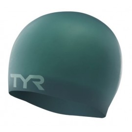 TYR Unisex Wrinkle Free SILICONE Swim Cap Teal