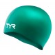 SILICONE SWIM CAP Unisex TYR Wrinkle Free Green