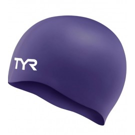 TYR Wrinkle Free Purple Unisex SILICONE Swimming Cap