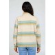 Women's Fleece Sweater SALTY CREW Calm Seas Sage Blue Steel