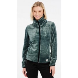 Polaire Velours Full Zip Femme PROTEST Prtvance Evergreen