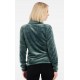 Women's Full Zip Velour Fleece PROTEST Prtvance Evergreen