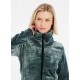 Women's Full Zip Velour Fleece PROTEST Prtvance Evergreen