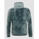 Women's Full Zip Velour Fleece PROTEST Prtvance Evergreen