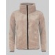 PROTEST Prtvance Bamboobeige Women's Full Zip Velour Fleece