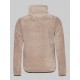 PROTEST Prtvance Bamboobeige Women's Full Zip Velour Fleece