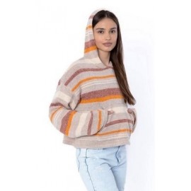 Pull à Capuche Femme SISSTREVOLUTION Seabrook Shell