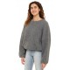 Pull Femme SISSTREVOLUTION Bakara Grey Heather