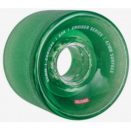 Roues Globe Conical Cruiser 65mm 83a Clear Forest