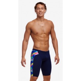 Funky Trunks Training Jammers Streaky Strokes Men's Jammer Swimsuit