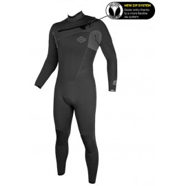 Wetsuit Sooruz Men Fighter Organic Os Chest Zip 5/4/3mm Black