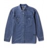 Men's Denim Shirt VISSLA Creators Denim Worksh Dark Denim