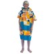 Poncho All-In Junior V Camo Sunny Navy Waffle