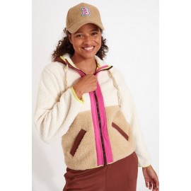 Banana Moon Alimi Eaglecres Ecru Women's Fleece Jacket