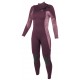 Sooruz Women’s Divine Organic Oysterprene Chest Zip 5/4mm Wine