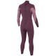 Combinaison Sooruz Femme Divine Organic Oysterprene Back Zip 5/4mm Wine