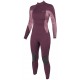 Combinaison Sooruz Femme Divine Organic Oysterprene Back Zip 5/4mm Wine