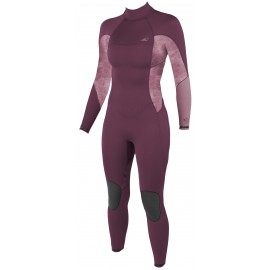 Sooruz Women’s Divine Organic Oysterprene Back Zip 5/4mm Wine