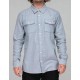 Men's Flannel Shirt SALTY CREW Ranchero Slate Slate