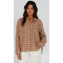 Chemise Femme Flannel Salty Crew Shore Break Sand Dune