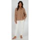 Women's Shirt Flannel Salty Crew Shore Break Sand Dune