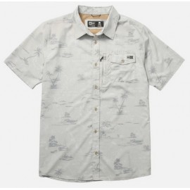 Chemise Homme Salty Crew Seafarer Tech Woven Light Grey