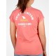 Tee Shirt Femme STERED Fille De L'océan Rose Terracota