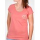 Tee Shirt Femme STERED Fille De L'océan Rose Terracota