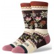 Chaussettes STANCE Mistling Toes Crew Dusty Rose