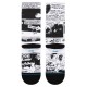 Chaussettes Stance The Sleeve Crew Black White