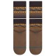 Chaussettes Stance Cedar Rock Crew Brown