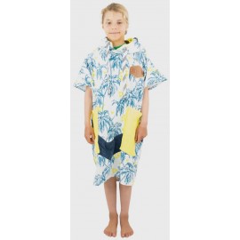 Poncho All-In Kid Palm Tree Fluo