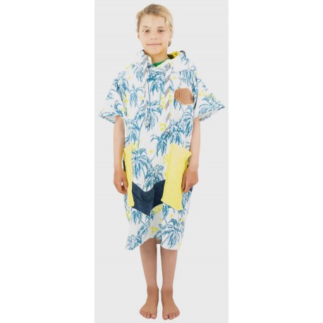 Poncho All-In Kid Palm Tree Fluo