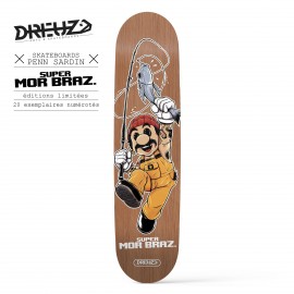 Plateau de Skate Dreuz Super Mor Braz 8.25" Marron