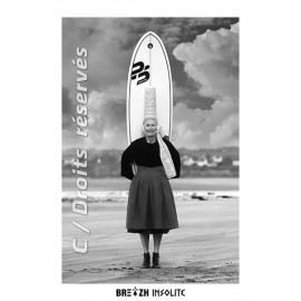 Carte Postale Breizh Insolite Surf N 5