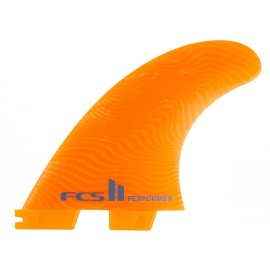 Ailerons FCSII Performer Neo Glass Large Mango Tri Fins