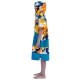 Poncho All-In Kid Camo Sunny Navy Waffle