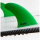 Ailerons Feather Fins Ultralight Hexa Core Future Thruster S Green