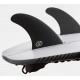 Ailerons Feather Fins Ultralight Hexa Core Future Thruster S Black