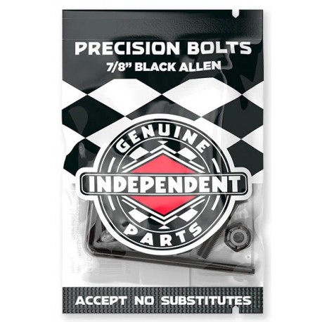 Set of Independent Screw 0.875" Allen Black