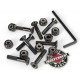 Set of Independent Screw 0.875" Allen Black