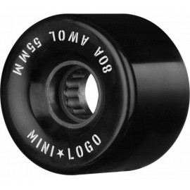 Mini Logo AWOL Skate Wheels 55mm 80A Black