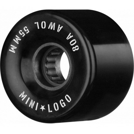 Mini Logo AWOL Skate Wheels 55mm 80A Black