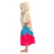 Poncho All-In Kid Hangten Print Raspery Powder