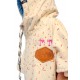 Poncho All-In Kid Hangten Print Raspery Powder