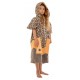 Poncho All-In Kid Leopard Beige